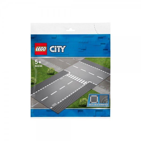 LEGO® City 60236 - Gerade und T-Kreuzung