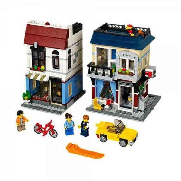 Lego Creator Fahrradladen und Cafe