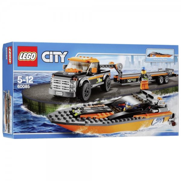 Lego 60085 - City Allradfahrzeug mit Powerboot