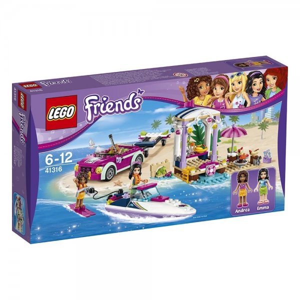 LEGO® Friends 41316 - Andreas Rennboot-Transporter