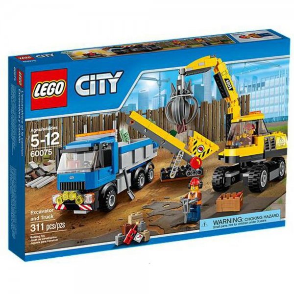 Lego 60075 - City Bagger und Transportwagen