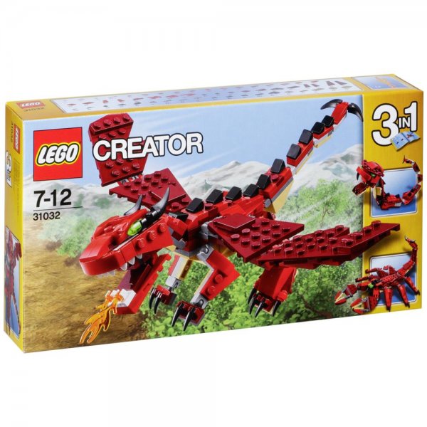Lego Creator 31032 - Rote Kreaturen 3-in-1 Set 7-12
