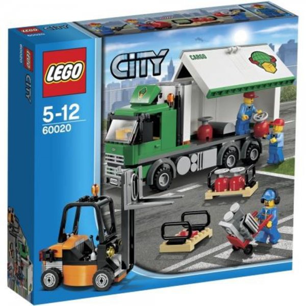 Lego 60020 City LKW mit Gabelstapler